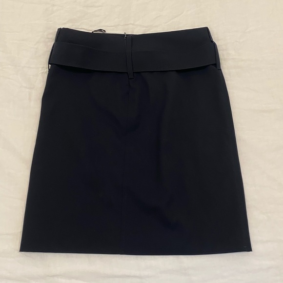Vintage Prada Navy Belted Miniskirt - Picture 4 of 5